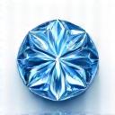 Icon of a sparkling, polished gem, representing perfection.